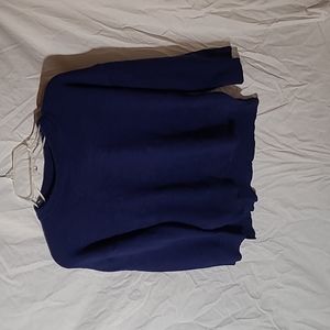 Tahari navy sweater